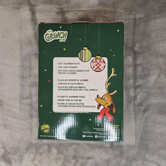 Brand New Dr. Seuss The Grinch Grilled Cheese Sandwich Maker - Picture 8 of 8